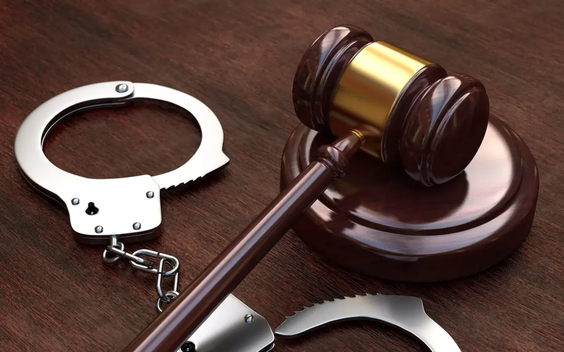 Gavel and justice scales representing bail bond services in Charlotte NC